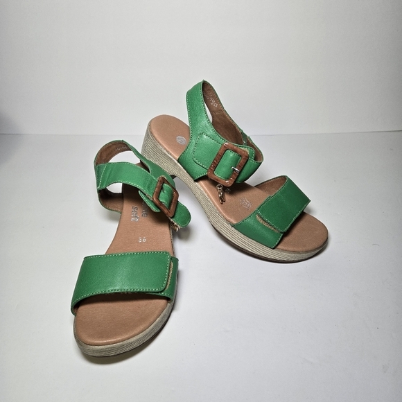 Remonte Soft Green Womens 36 Sandals - Picture 10 of 12